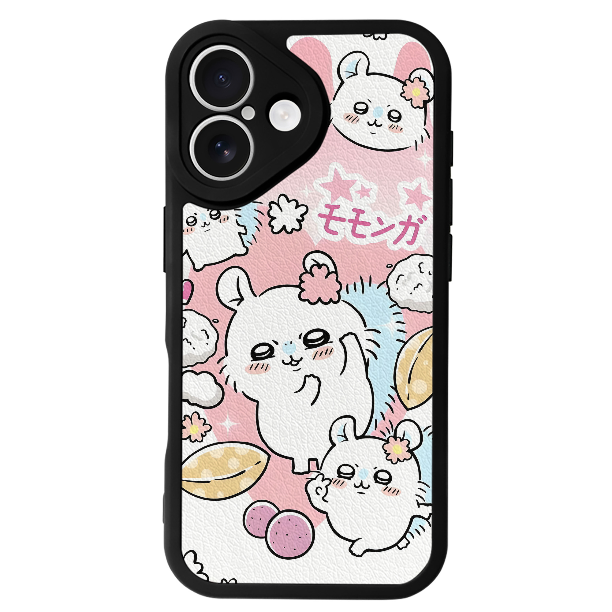 （画像用） ちいかわ Chii-kawa 【iPhone 16シリーズ対応】シリコンスマホケース（レザー調） 材質：シリコン